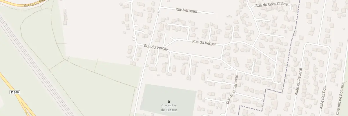 Plan du 92 Rue du Verger à Cesson