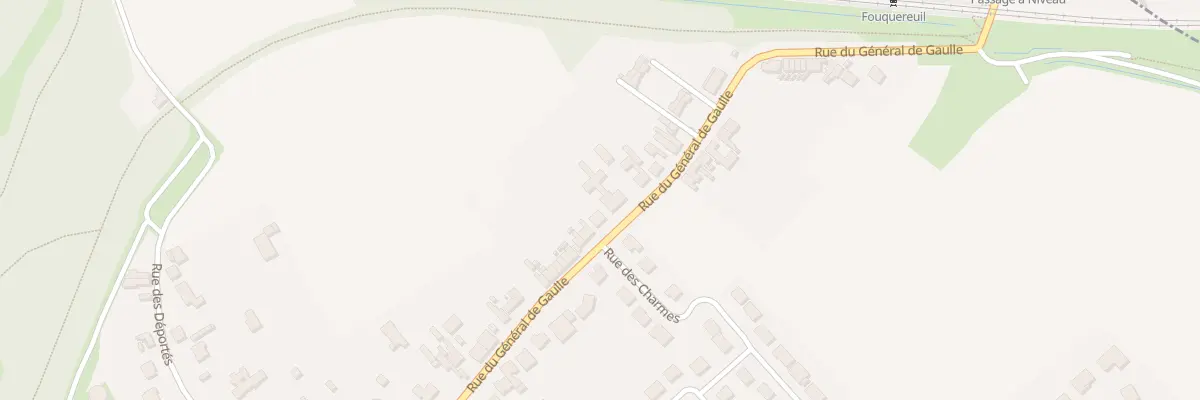 Plan du 55 Rue du Général de Gaulle à Fouquereuil