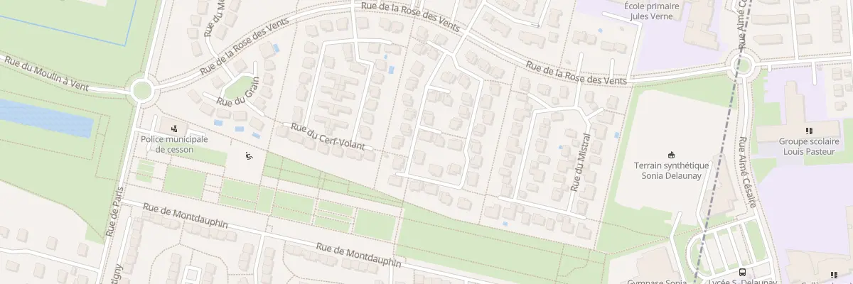 Plan du 7 Rue des Girouettes à Cesson