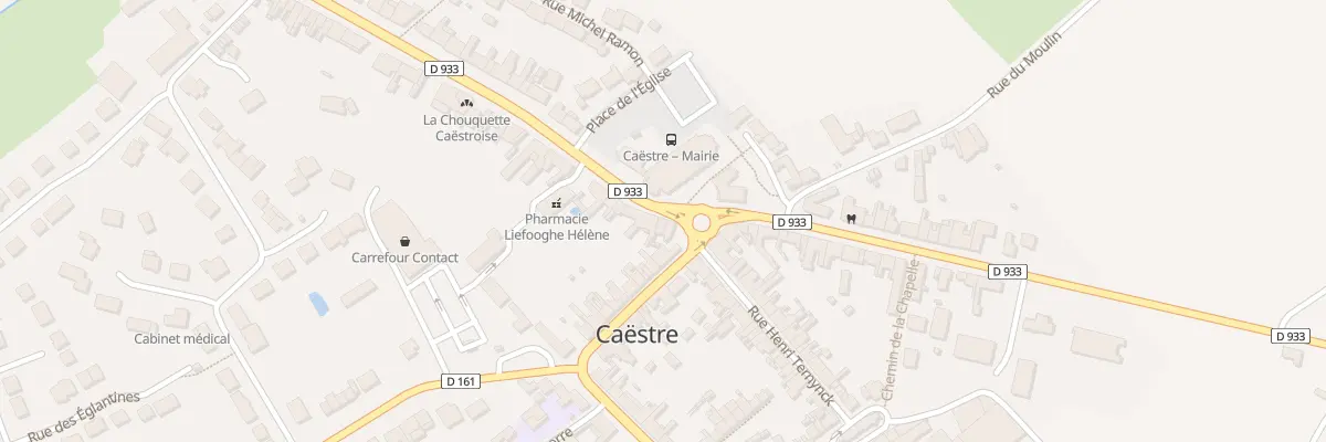 Plan du 9 Av du General de Gaulle à Caëstre