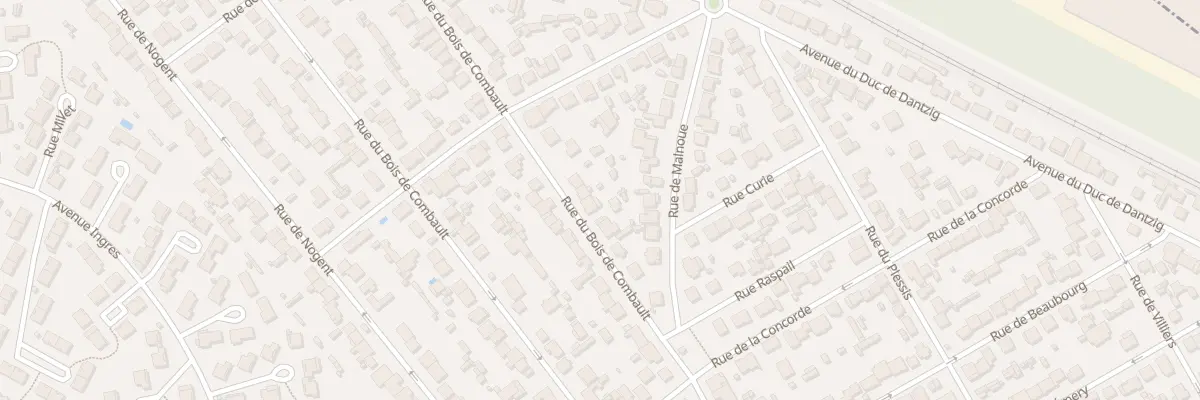 Plan du 12 Rue du Bois de Combault à Pontault-Combault