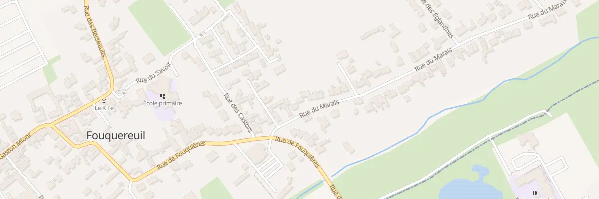 Plan du 23 Rue du Marais à Fouquereuil