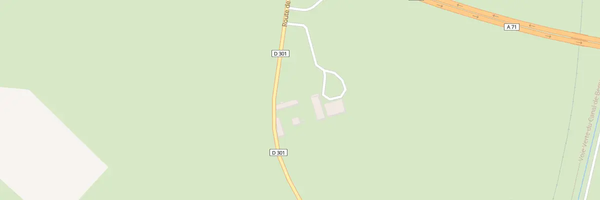 Plan du 2 Rte de Vallon à Nassigny
