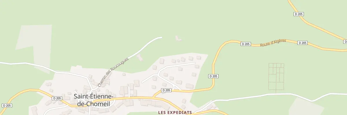 Plan du 13 Qua des Pradis à Saint-Étienne-de-Chomeil