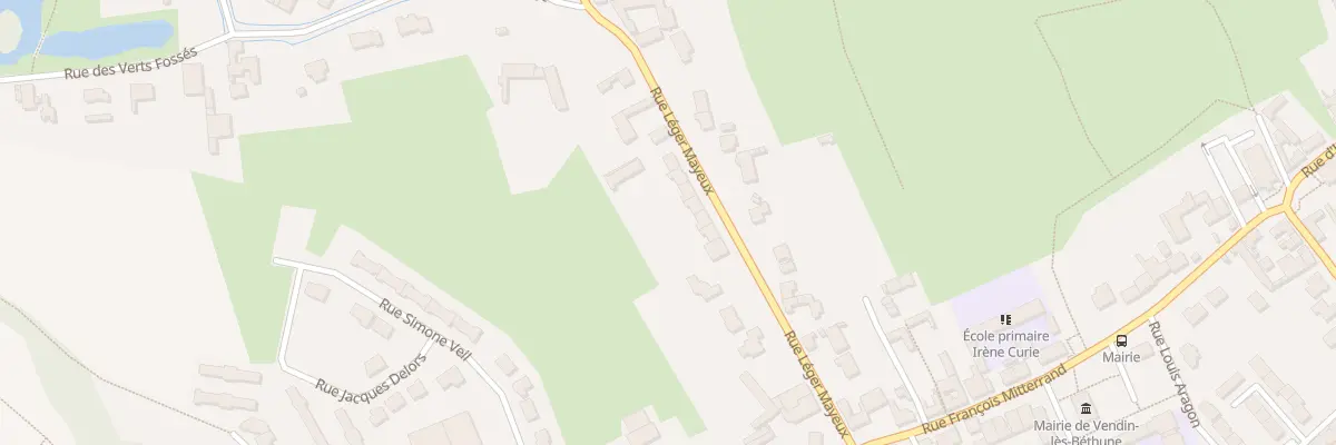 Plan du 191 Rue Leger Mayeux à Vendin-lès-Béthune