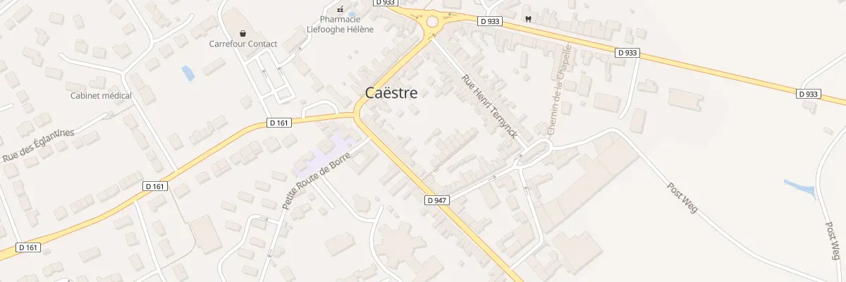 Plan du 73 Rue de Strazeele à Caëstre