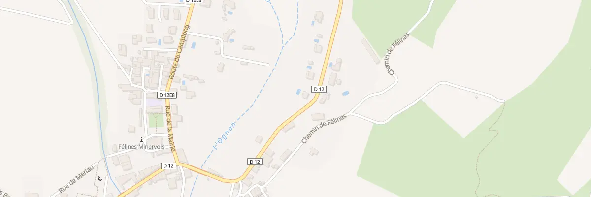 Plan du 5344F Rte de Saint-pons à Félines-Minervois