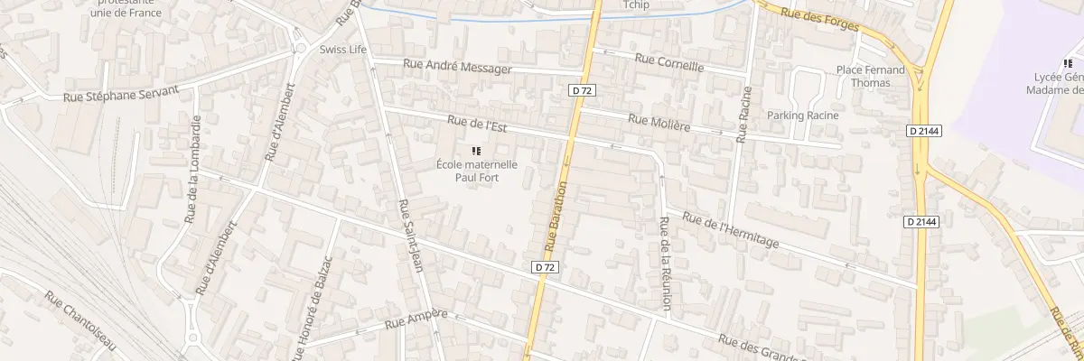 Plan du 26 Rue Barathon à Montluçon