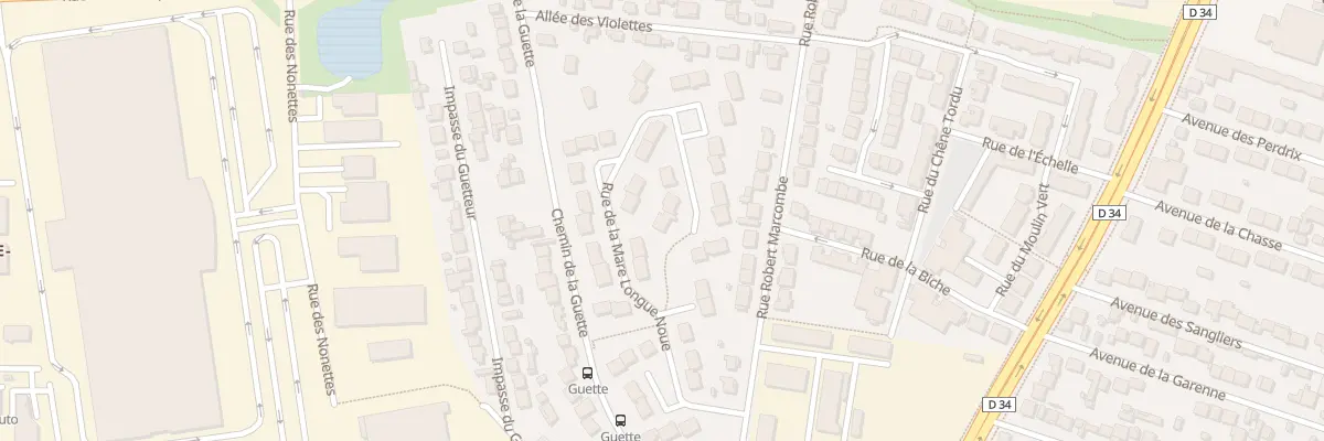 Plan du 28 Rue de la Mare Longuenoue à Chelles
