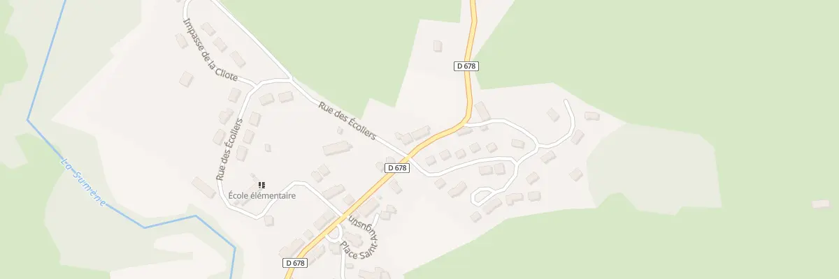 Plan du 5120 Le Bourg à Valette