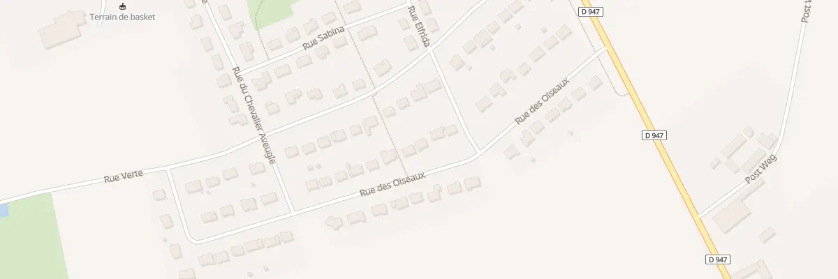 Plan du 234 Rue des Oiseaux à Caëstre
