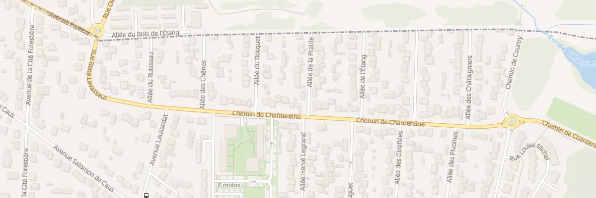 Plan du 25 Che de Chantereine à Chelles