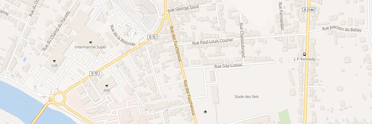 Plan du 23 Rue des Faucheroux à Montluçon