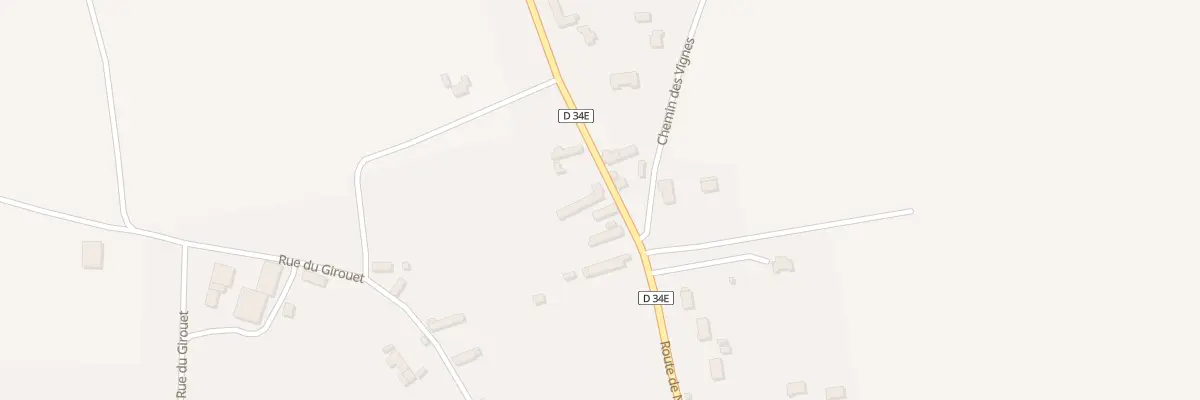 Plan du 21 Rte de Nizerolles à Bussy