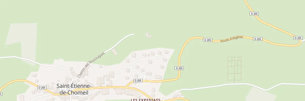 Plan du 15 Qua des Pradis à Saint-Étienne-de-Chomeil