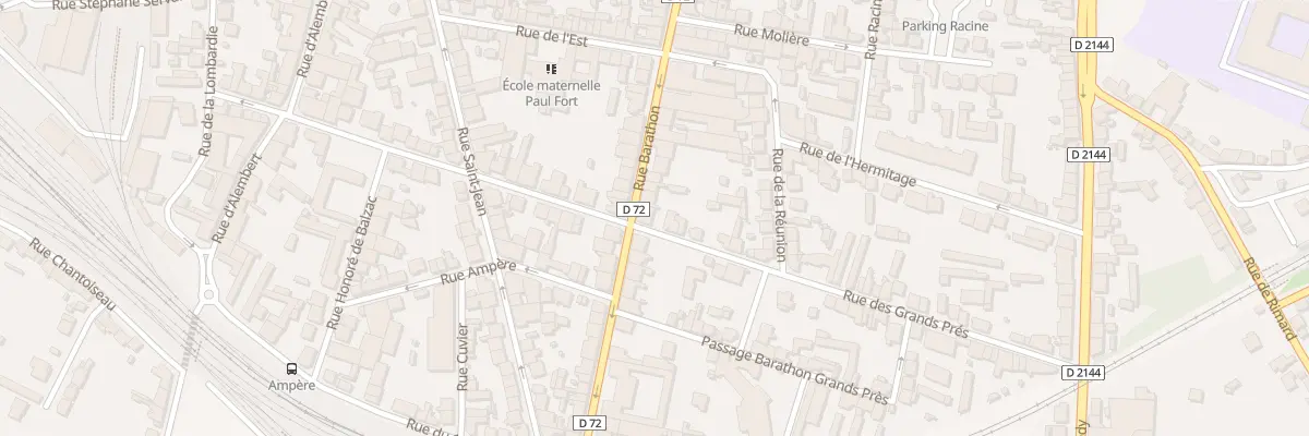 Plan du 51 Rue des Grands Prés à Montluçon