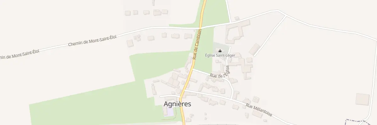 Plan du 9 Rue de Camblain à Agnières