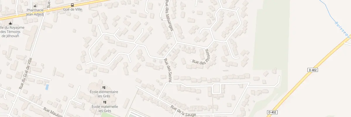 Plan du 181 Rue des Mésanges à Moissy-Cramayel