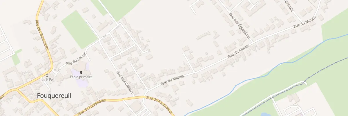 Plan du 33 Rue du Marais à Fouquereuil