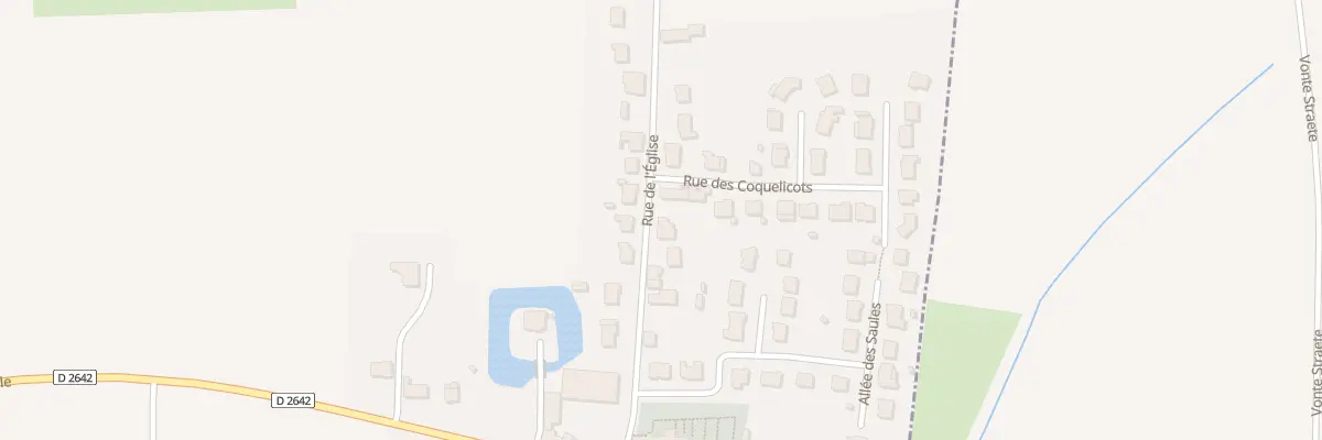 Plan du 168 Rue de l’Eglise à Pradelles