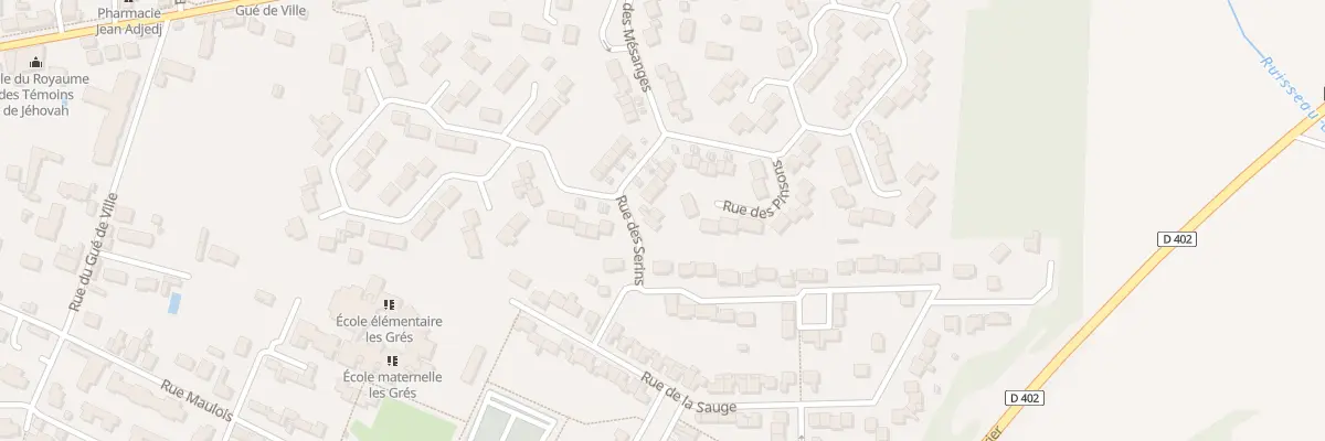 Plan du 191 Rue des Mésanges à Moissy-Cramayel