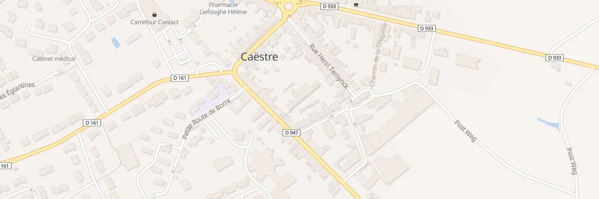 Plan du 3 Casr des Douanes à Caëstre
