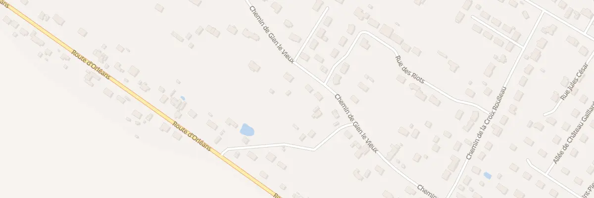 Plan du 41 Che de Gien le Vieux à Gien