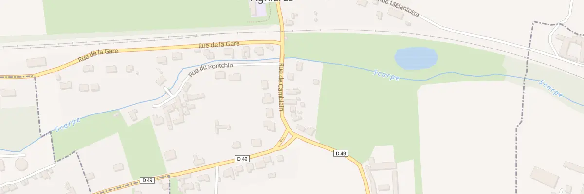 Plan du 12 Rue de Camblain à Agnières