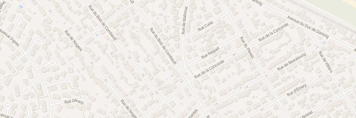 Plan du 28 Rue de Malnoue à Pontault-Combault