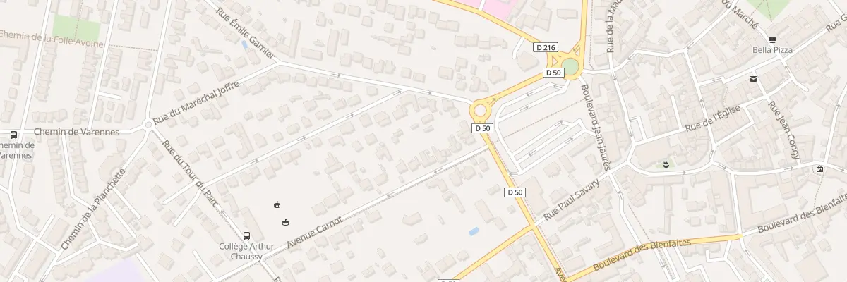 Plan du 8 Av Carnot à Brie-Comte-Robert