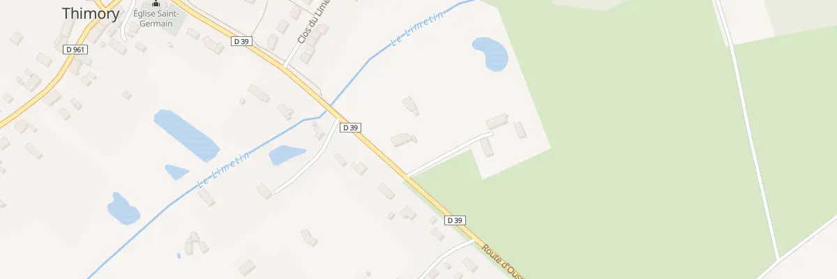 Plan du 35 Rte d’Oussoy à Thimory