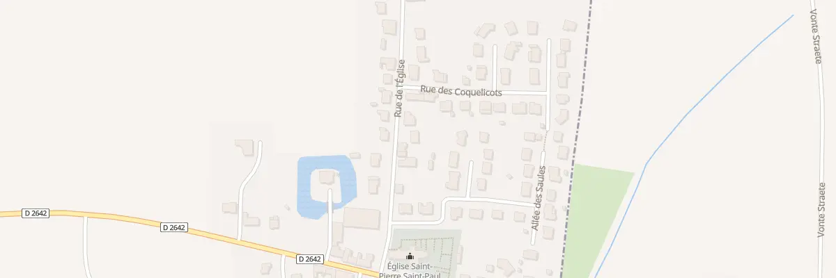 Plan du 148 Rue de l’Eglise à Pradelles