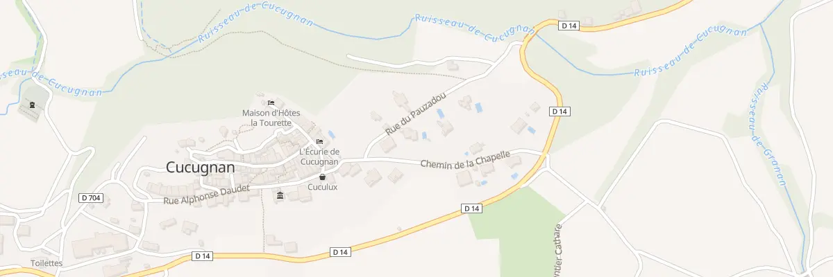 Plan du 3 Che de la Chapelle à Cucugnan