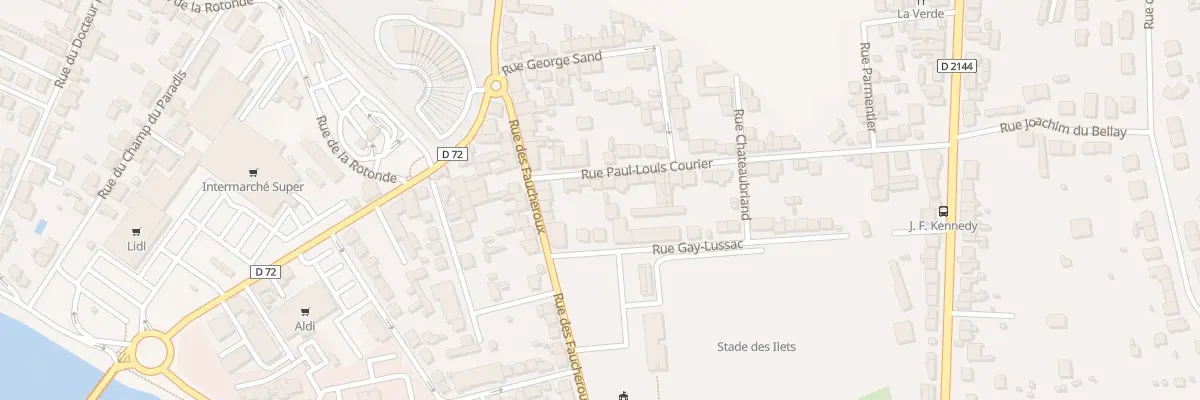 Plan du 10 Rue Paul Louis Courier à Montluçon
