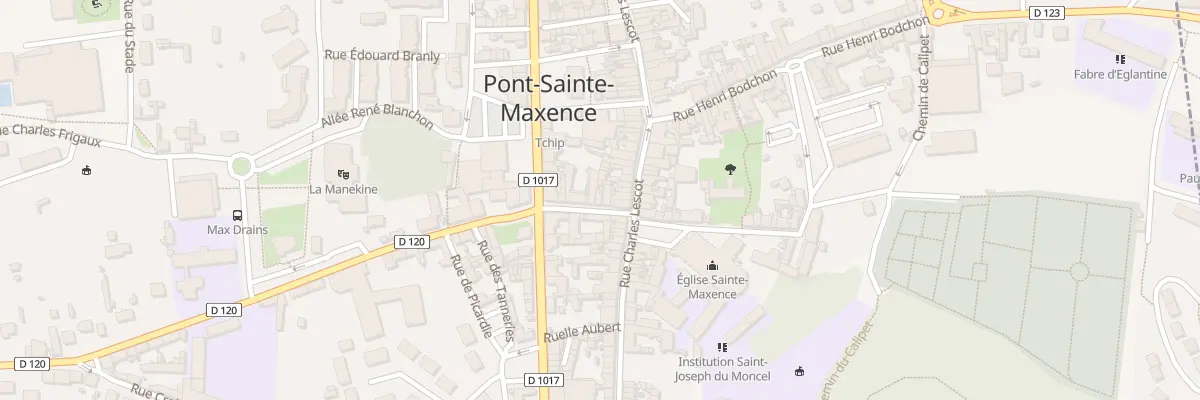 Plan du 6 Rue Charbonnier de Belloy à Pont-Sainte-Maxence