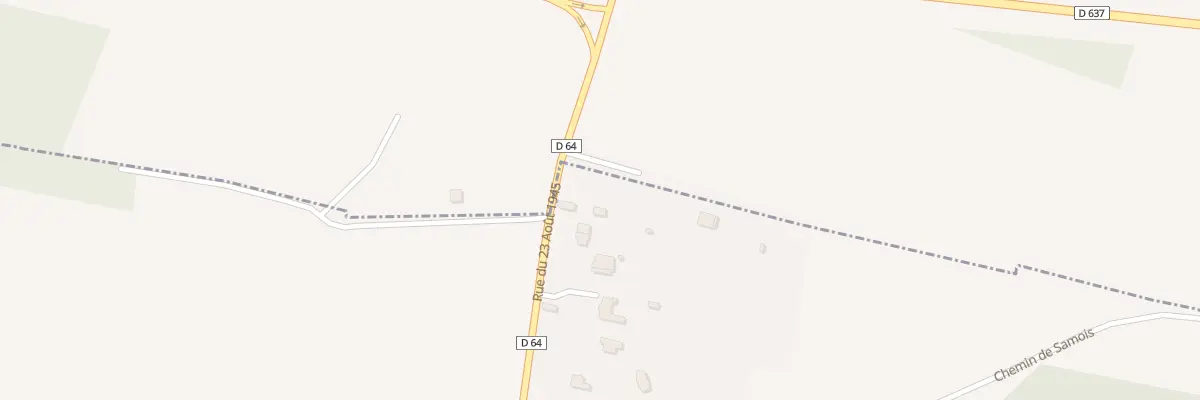 Plan du 60 Rue du 23 Aout à Barbizon