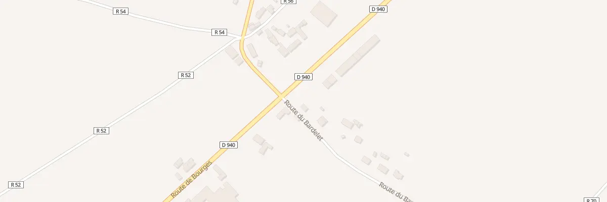 Plan du 1 Rte du Bardelet à Poilly-lez-Gien