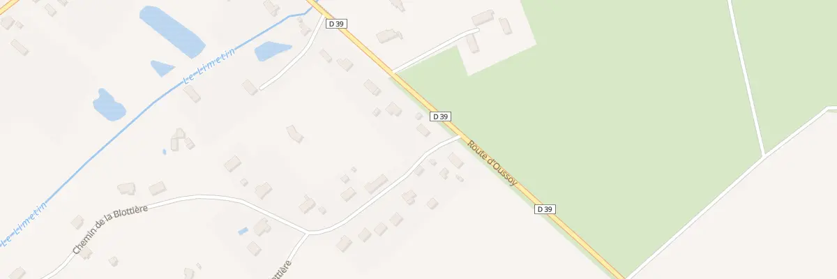 Plan du 40 Rte d’Oussoy à Thimory