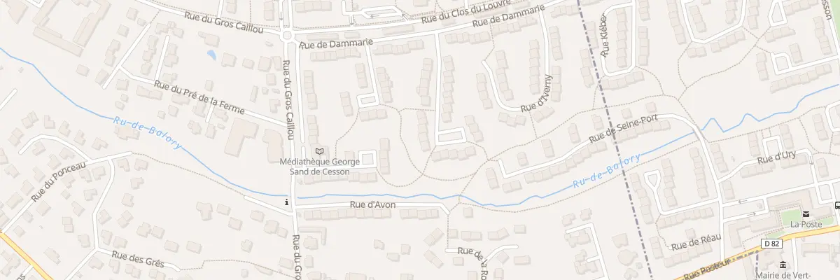 Plan du 10 Rue de Gretz à Cesson
