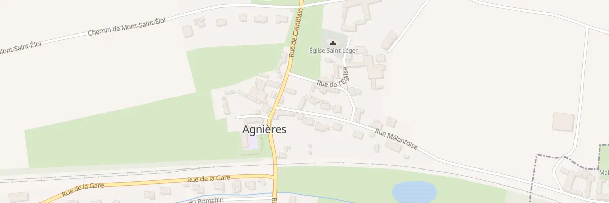 Plan du 3 Rue Mélantoise à Agnières