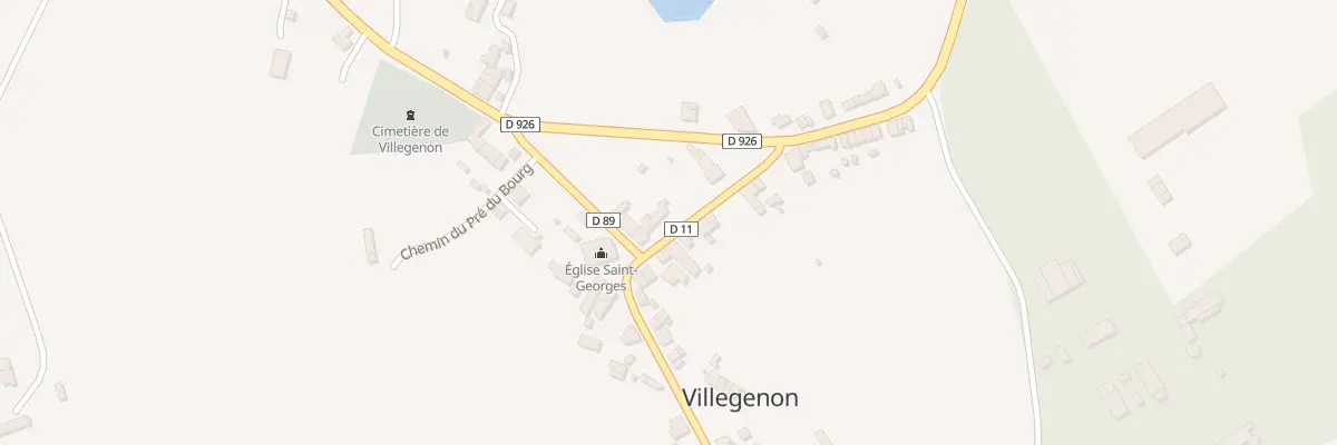 Plan du 30 Le Bourg à Villegenon