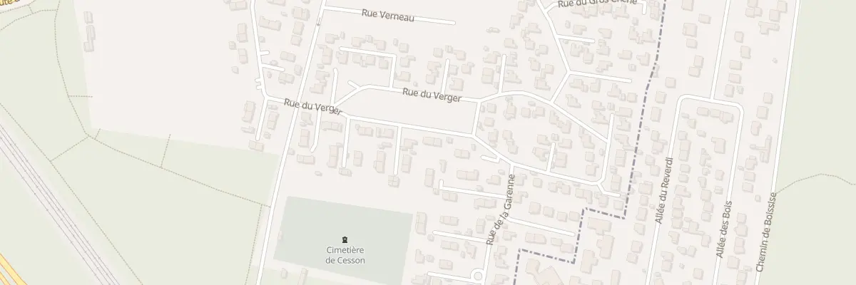 Plan du 84 Rue du Verger à Cesson