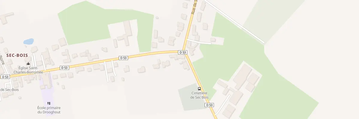Plan du 368 Rue de Vieux-Berquin à Vieux-Berquin