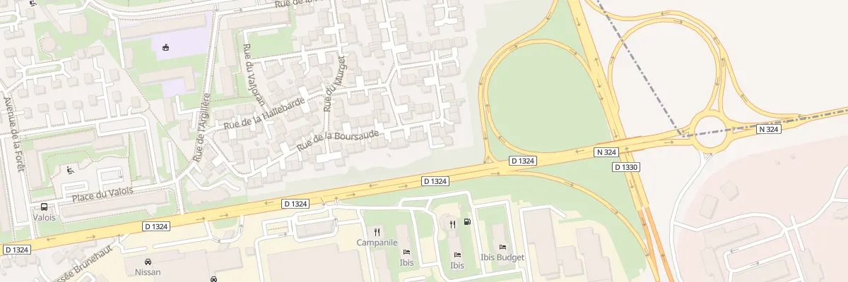 Plan du 42 Rue de la Boursaude à Senlis