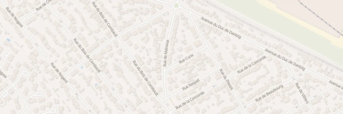 Plan du 17 Rue de Malnoue à Pontault-Combault