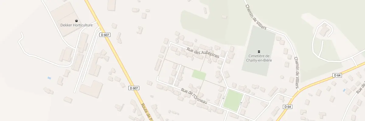 Plan du 17 Rue des Aubépines à Chailly-en-Bière
