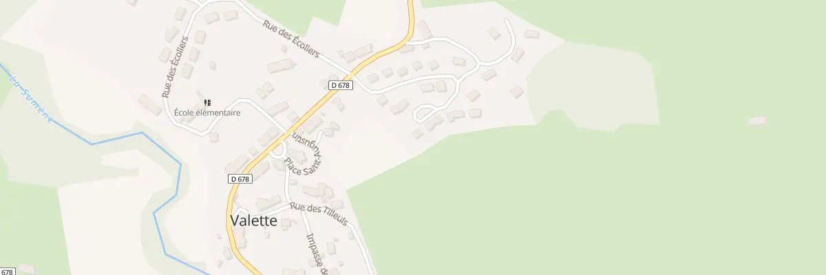 Plan du 6007 Le Bourg à Valette