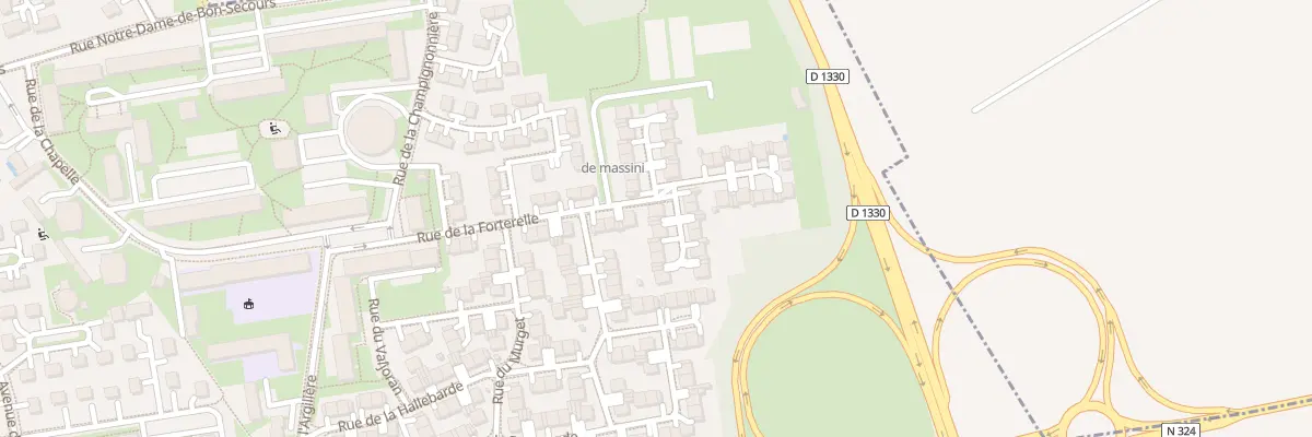 Plan du 9 Rue de la Carriere à Senlis