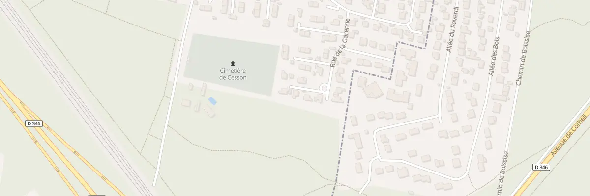 Plan du 10 Rue de la Garenne à Cesson