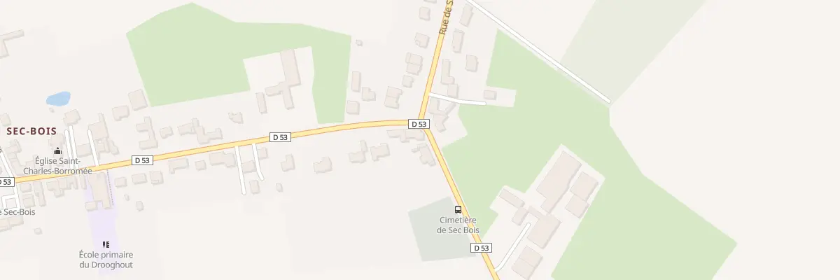 Plan du 372 Rue de Vieux-Berquin à Vieux-Berquin